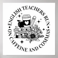 Englischlehrer spielen über Koffein und Commas