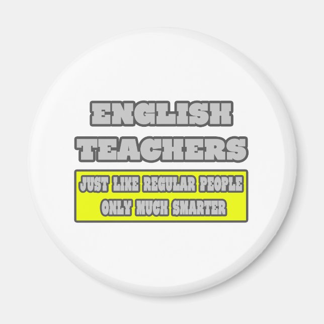 Englischlehrer ...viel schlauer magnet (Vorne)