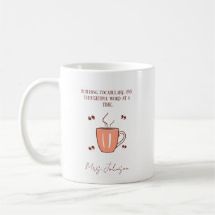 Englischlehrer Wortschatz aufbauen Kaffeetasse