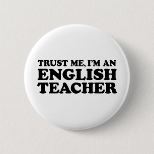 Englischlehrerin Button