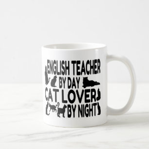 Englischlehrerin Cat Lover Tasse
