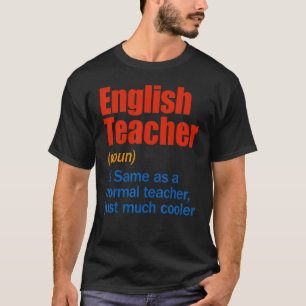 Englischlehrerin definiert zurück zur Schule T-Shirt