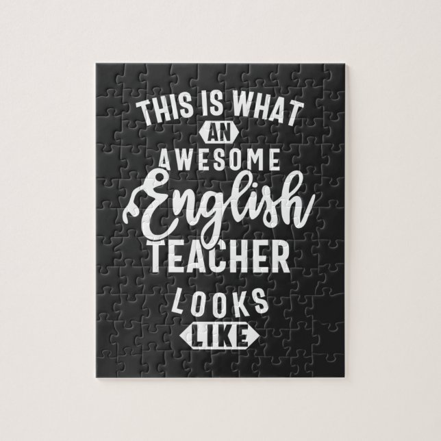 Englischlehrerin, Englischlehrerin Puzzle (Vertikal)