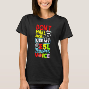 Englischlehrerin Lehrerin für mehrsprachige Lehrkr T-Shirt