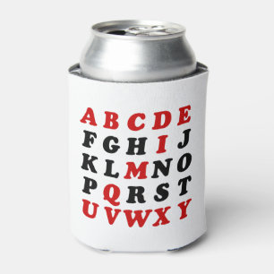 English Alphabet Dosenkühler
