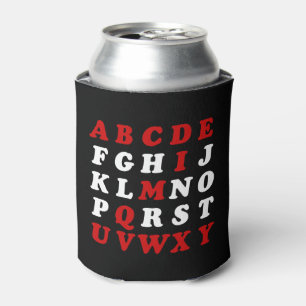 English Alphabet Dosenkühler