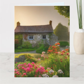 ENGLISH ART BIRTHDAY GREETING CARD KARTE
