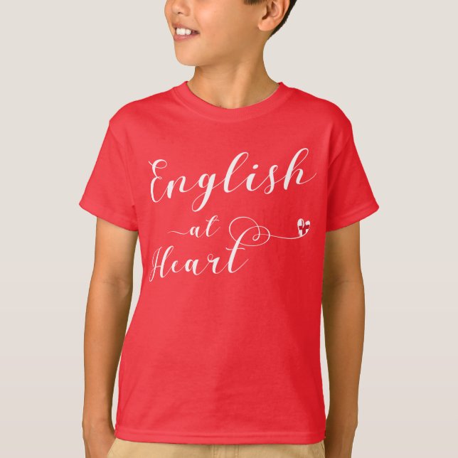 English at Heart, England T-Shirt (Vorderseite)