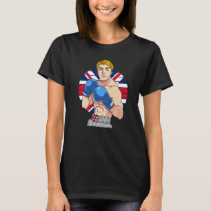 English Boxer United Kingdom Flag UK Boxin T-Shirt