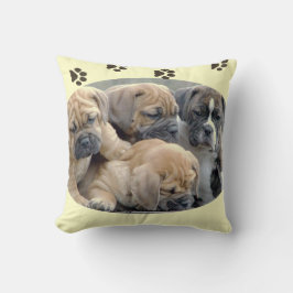 "English Bull Dog Puppies" Kissen