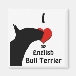 English Bull Terrier Kühlschrankmagnet Magnet