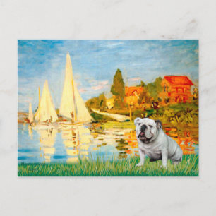 English Bulldog 9 - Sailboote 2 Postkarte