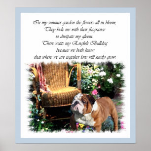 English Bulldog Art Prints Poster