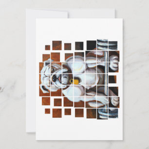 English Bulldog Barbell Workout Feiertagskarte