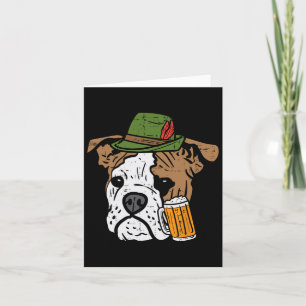 English Bulldog Bavarian Hunde Damen Karte