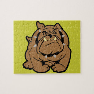 English Bulldog Cartoon Puzzle