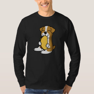 English Bulldog, der einen Taco-Hund isst T-Shirt