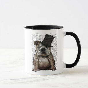 English Bulldog, Formal Hound und Hat Tasse