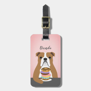 English Bulldog Gepäcksmarken Gepäckanhänger