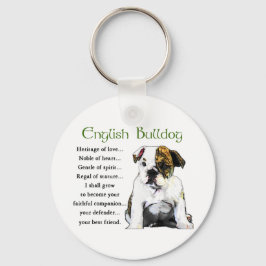 English Bulldog Geschenke Schlüsselanhänger