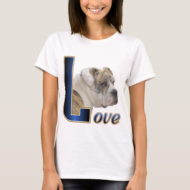 English Bulldog Geschenke T-Shirt (Vorderseite)