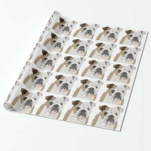 English Bulldog Geschenkpapier