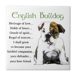 English Bulldog Heritage of Liebe Fliese