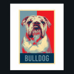 English Bulldog Hund Portrait Pop Art Poster<br><div class="desc">English Bulldog Hund Portrait Hope Poster Design und mehr Produkte für Haustier Bulldog Besitzer und Hundefreunde,  die Tiere mögen. Das perfekte Geschenk für Ihren besten kleinen Freund,  um ihm Liebe zu zeigen.</div>