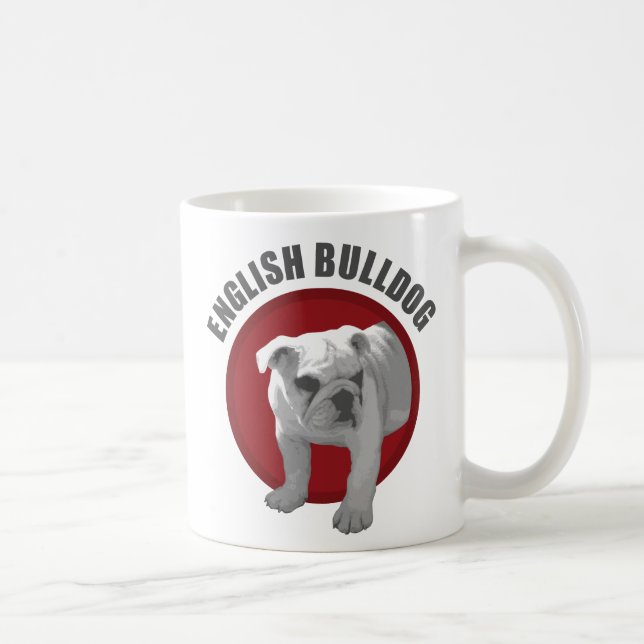 English Bulldog Kaffeetasse (Rechts)