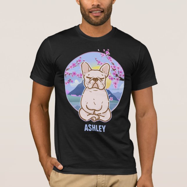 English Bulldog Kawaii Niedliches Geschenk Hund Ha T-Shirt (Vorderseite)