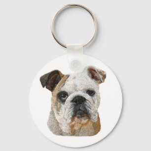 English Bulldog Key Chains Schlüsselanhänger