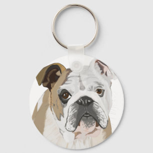 English Bulldog Keychain Schlüsselanhänger