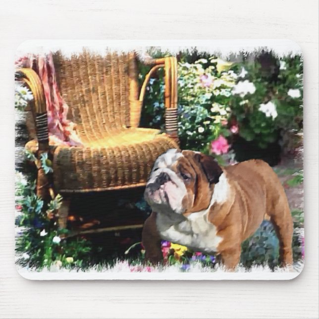 English Bulldog Kunstgeschenke Mousepad (Vorne)
