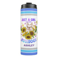English Bulldog Lover Sonnenblumen Trainer Floral