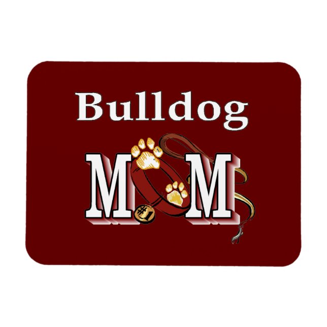 English Bulldog Mama Geschenke Magnet (Horizontal)