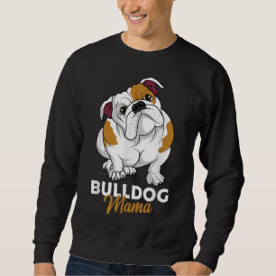 English Bulldog Mama Niedlich Bully Dog Mama Funny Sweatshirt
