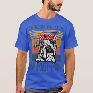 English BullDog Mama Vintag English BullDog Mama m T-Shirt