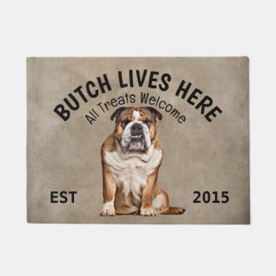 English Bulldog Personalisiert Dog Lover Doormat Fußmatte