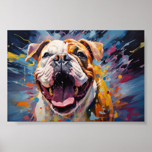 English Bulldog Poster