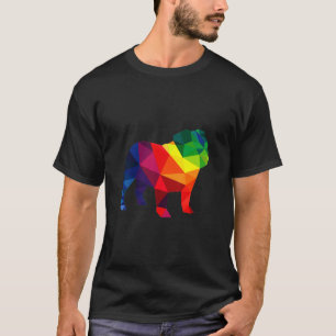 English Bulldog Pride Lgbt Rainbow Flag Lgbtq T-Shirt