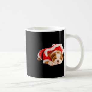 English Bulldog Puppy Santa Costume Spaß Weihnacht Kaffeetasse