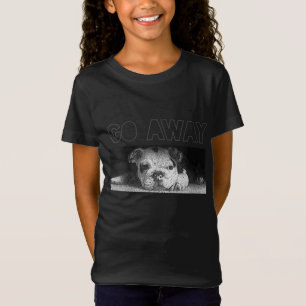 English Bulldog Puppy Social Distance geht weg T-Shirt