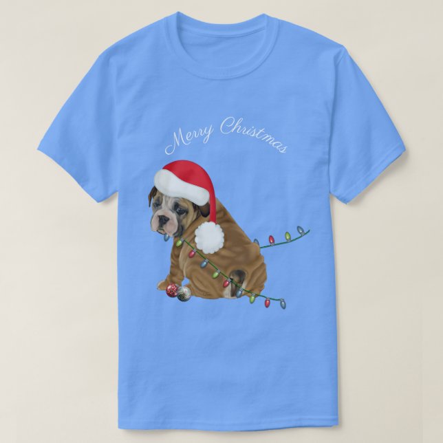 English Bulldog Puppy T-Shirt (Design vorne)