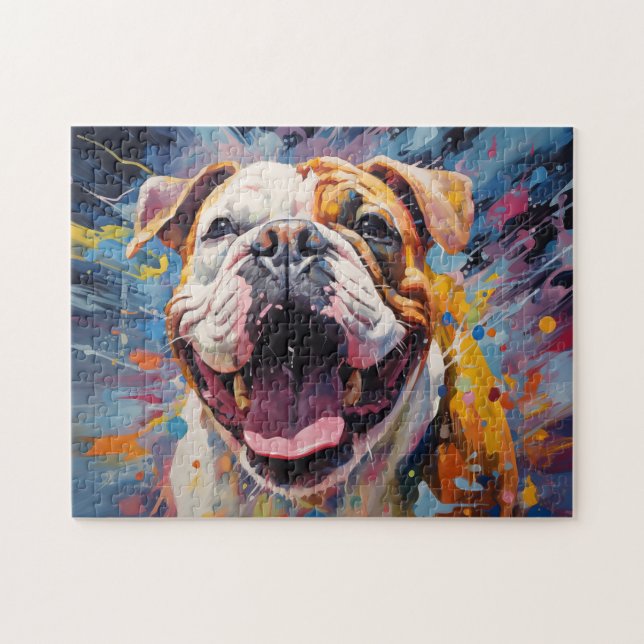 English Bulldog Puzzle (Horizontal)