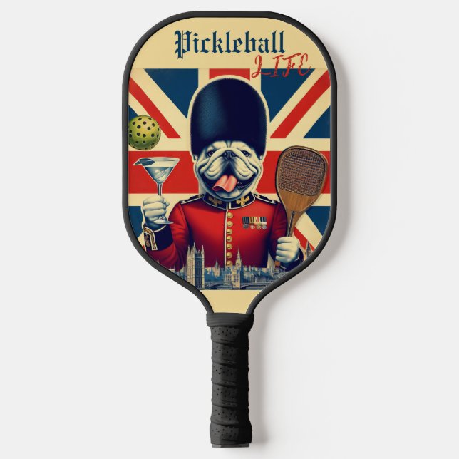 English Bulldog Royal Guard Pickleball Paddle (Vorderseite)