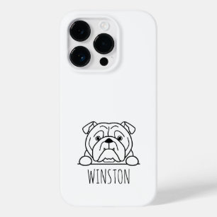 English Bulldog Telefon-Hülle mit individuellem Na Case-Mate iPhone 14 Pro Hülle