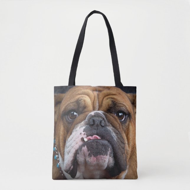 English Bulldog Throw Kissen (Vorderseite)