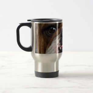 English Bulldog Throw Kissen Reisebecher