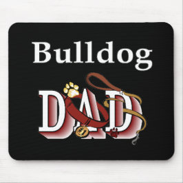 English Bulldog Vater Geschenke Mousepad