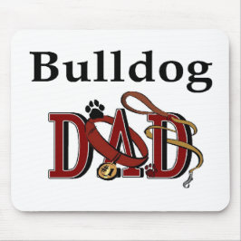 English Bulldog Vater Geschenke Mousepad